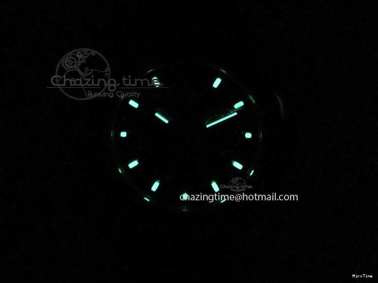 MiroTime 0403 Stylish Daytona YG BP Maker Gold Dial Sticks Markers On Rubber Strap A7750@ 4012